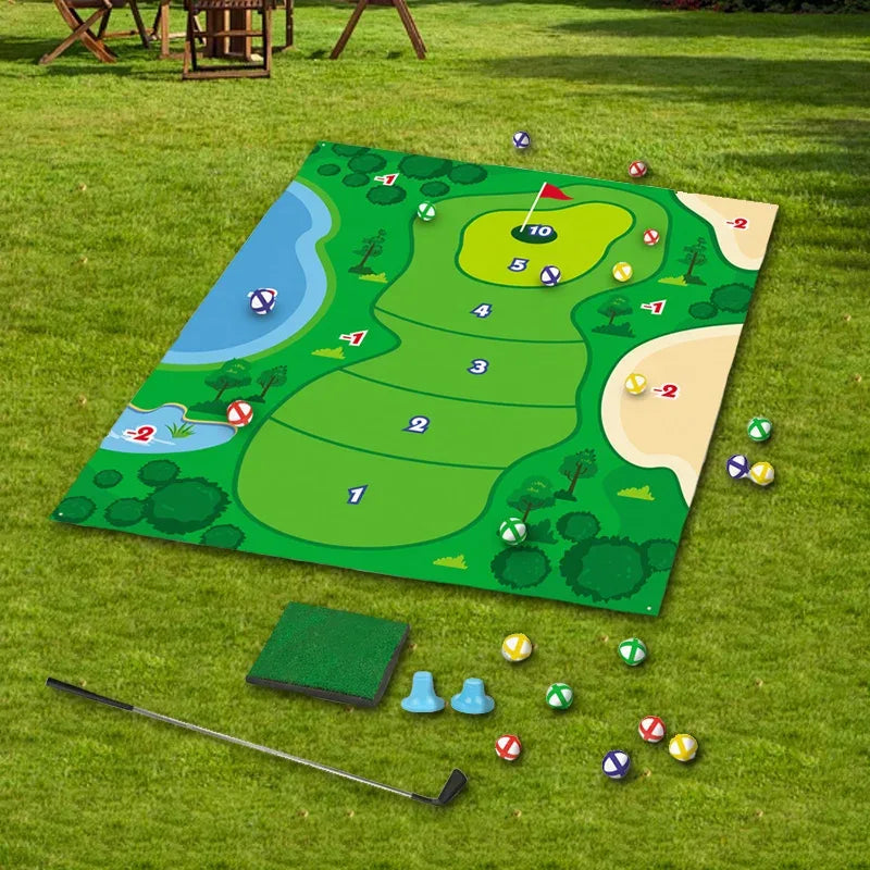 Indoor Golf Practice Mat For Kids Soft Durable 59x70 Inch - ToylandEU