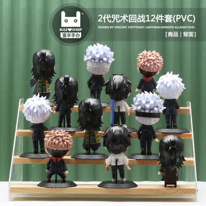 12-Piece Gojo Satoru PVC Figure Set - Jujutsu Kaisen Anime Collectibles