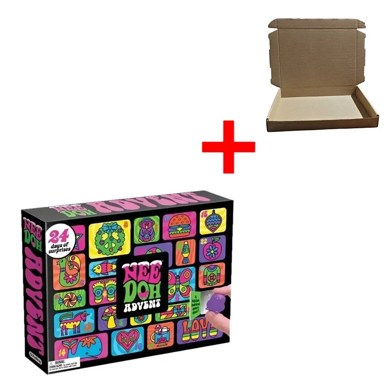 Advent Calendar | 2026 Surprise Box Fidget Dolls | 3D PVC Stress Relief Countdown | Holiday Gift