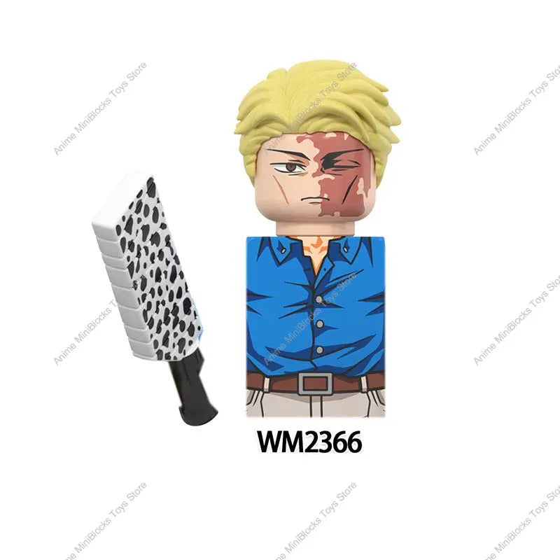 Jujutsu Kaisen Gojo Satoru Riko Orimoto Okkotsu Yuta Building Blocks - ToylandEU