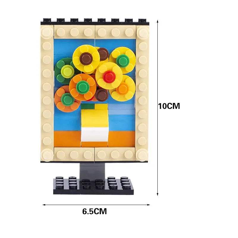 MOC City Series Scene Building Blocks Flower Shop Garden white poplar Men's restroom DIY Kids Toys Park Bench Street Lamp Toys - ToylandEU