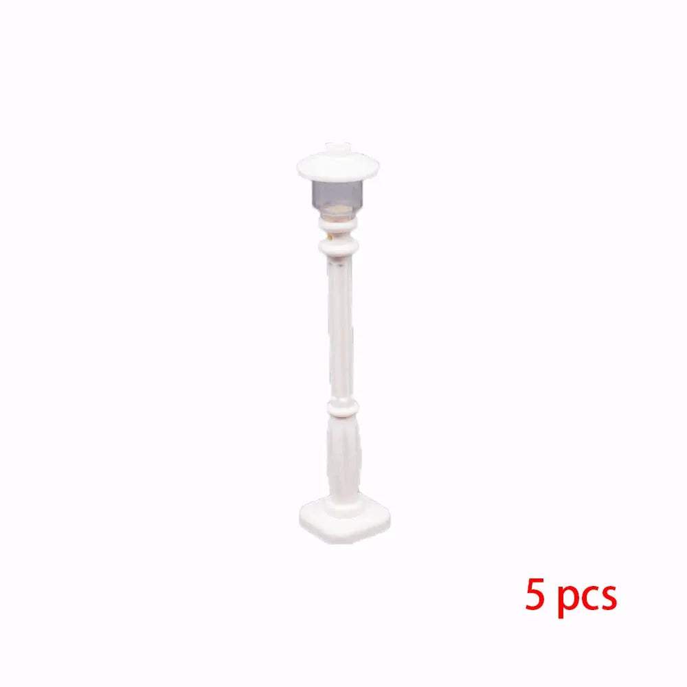 MOC City Series Scene Building Blocks Flower Shop Garden white poplar Men's restroom DIY Kids Toys Park Bench Street Lamp Toys - ToylandEU