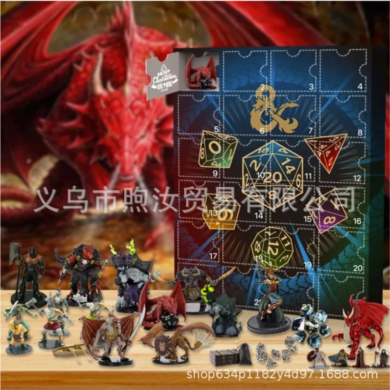 Advent Calendar | 24 Day Dungeons Theme | Mini Gifts For Gamers | Teen And Adult Holiday Stocking Gift