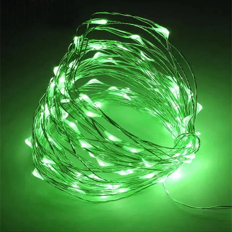 LED Fairy String Lights | Battery Powered | White | Indoor Outdoor Decor