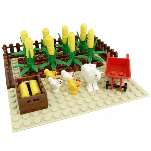 Rural Farm Buildable Toy Set with Stable and Chicken Coop ToylandEU.com Toyland EU