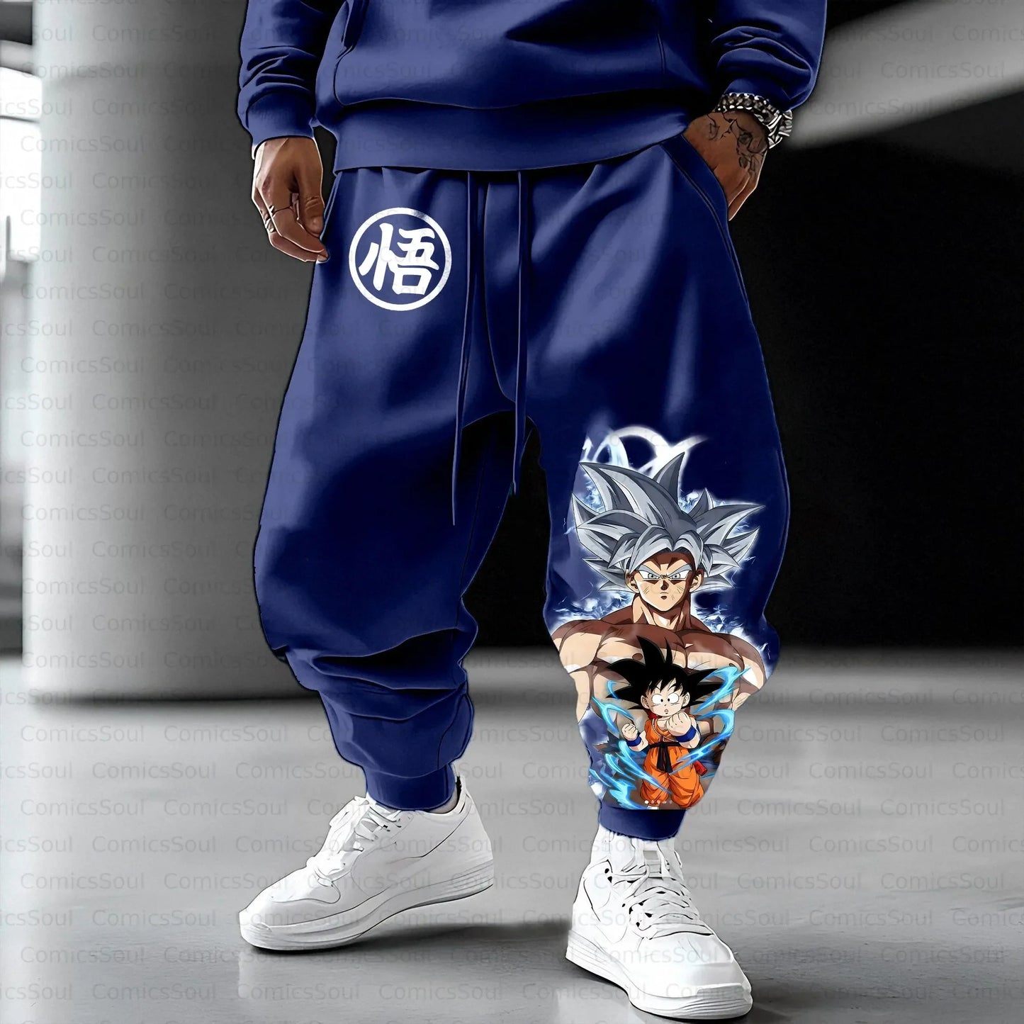 Joggers | Dragon Ball Goku 3D Print | Quick Dry Oversized | Unisex