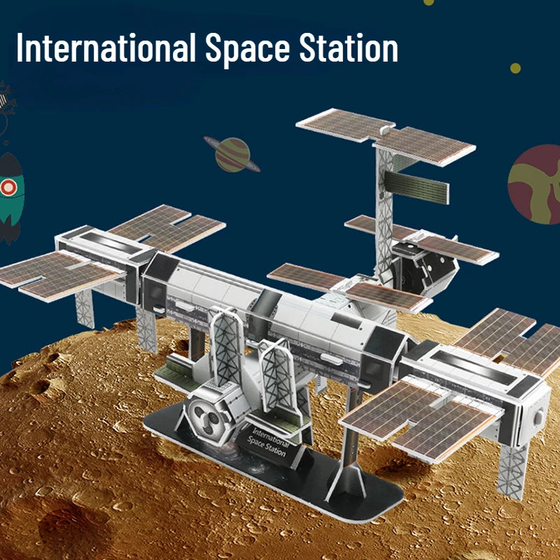 3D Puzzle | Space Model | Paper Craft DIY Kit | Multicolor