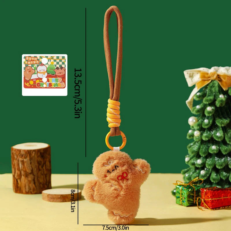Christmas Plush Ornament | Santa Claus Snowman | Soft Touch Design
