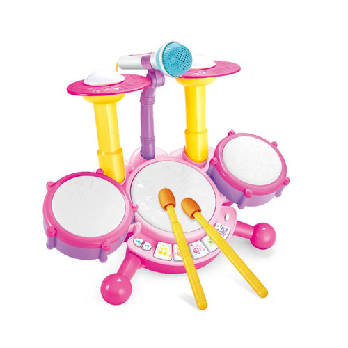 Powerful Beat Kids Drum Set - Easy To Play And Rhythmic For Musical Toyland EU