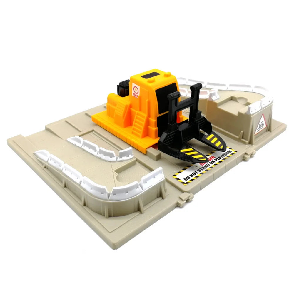 High Speed Train Set With Engineering Rails And Accessories