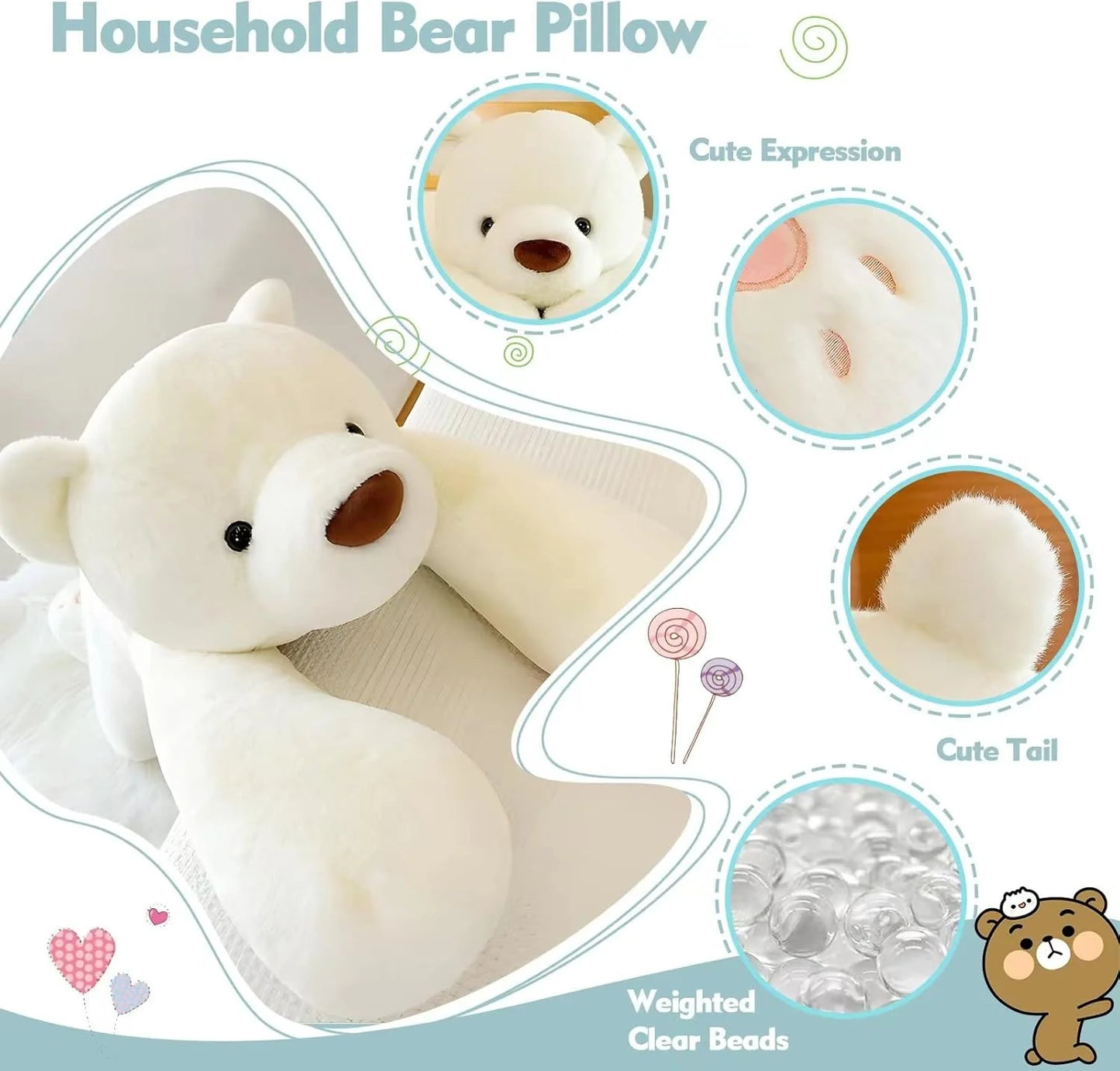 Plush Bear | Ultra Soft PP Cotton | Toylandeu™