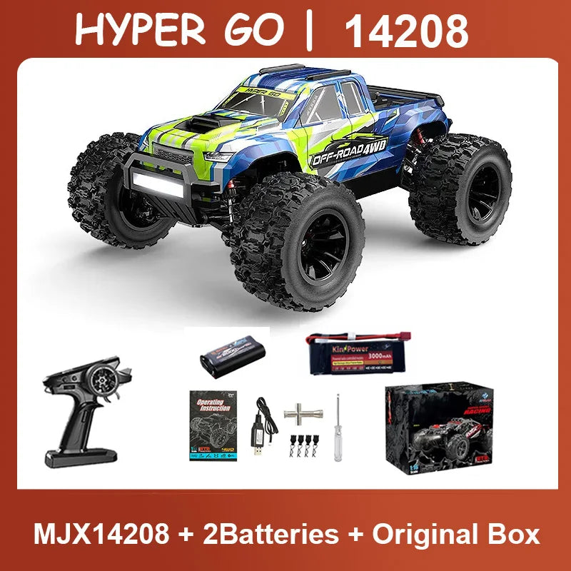Hyper Go MJX 1/14 RC Car 4WD Brushless High-Speed Off-Road