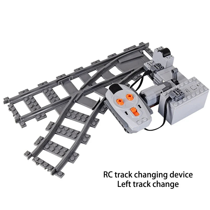 Train Track Building Blocks | Compatible With LEGO | Bridge Cross Track | Cross Track Set