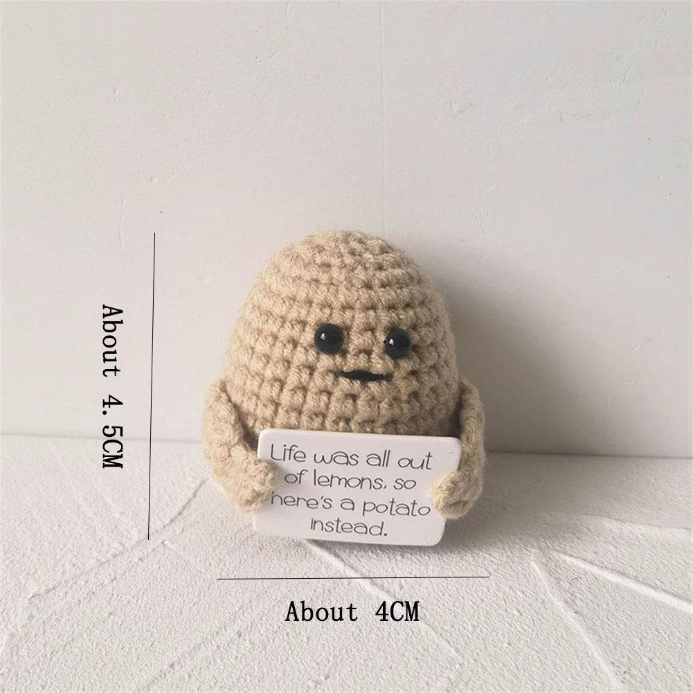 Positive Cute Potato Home Room Decor Mini Plush Doll - ToylandEU
