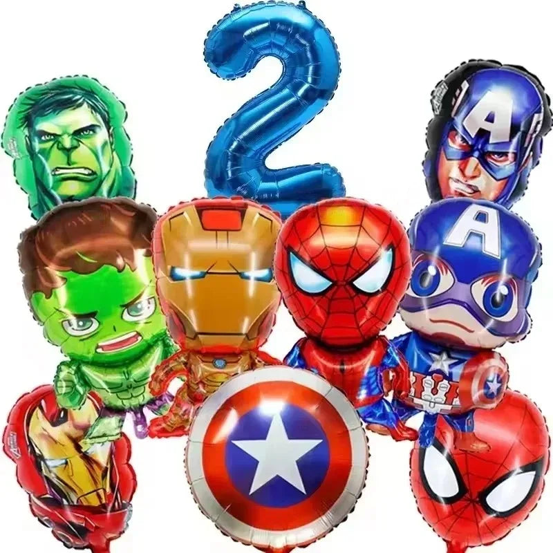 Spidey Tableware Kit | Plates And Cups | Latex Balloons | Birthday Backdrop