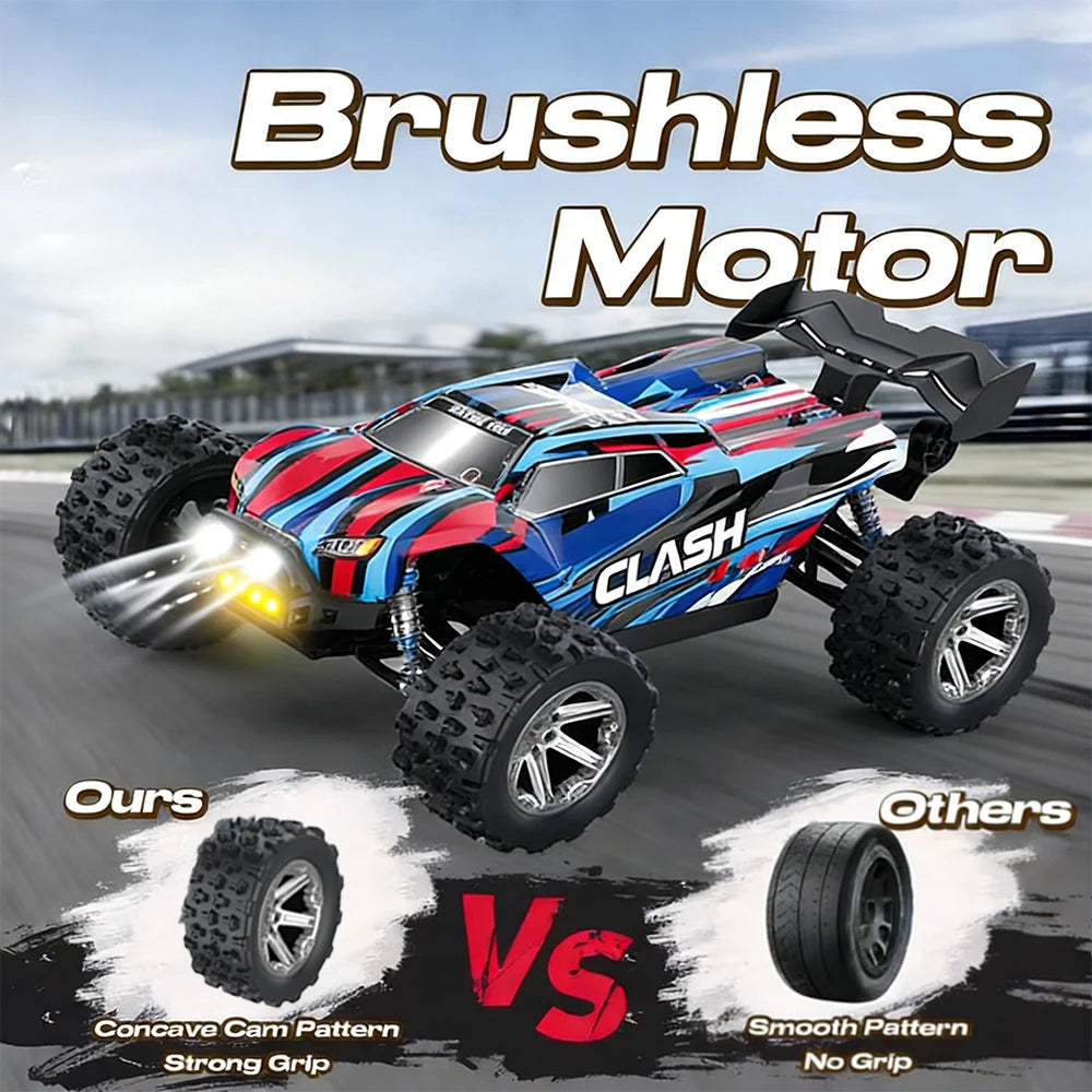 Brushless 1:14 RC Car 60KMH 4WD All Terrain Monster Truck