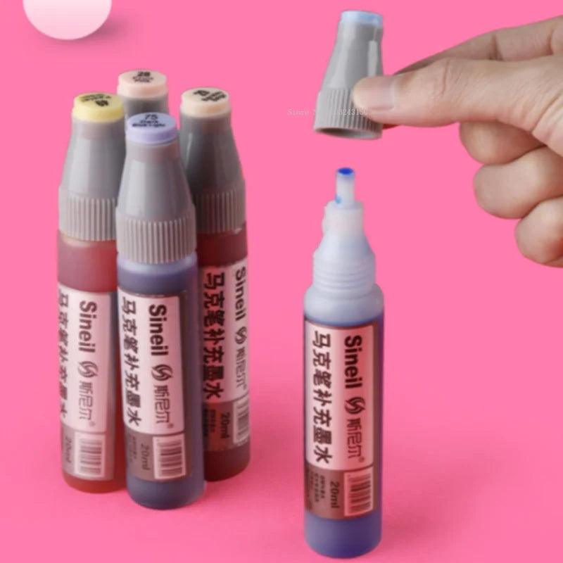 Marker Refill Ink | Quick Dry Formula | Toylandeu™