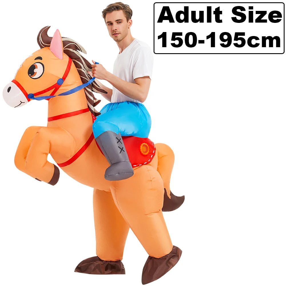 Inflatable Dinosaur Costume | Unisex Fit | Air Blown | Adult Youth Party Suit
