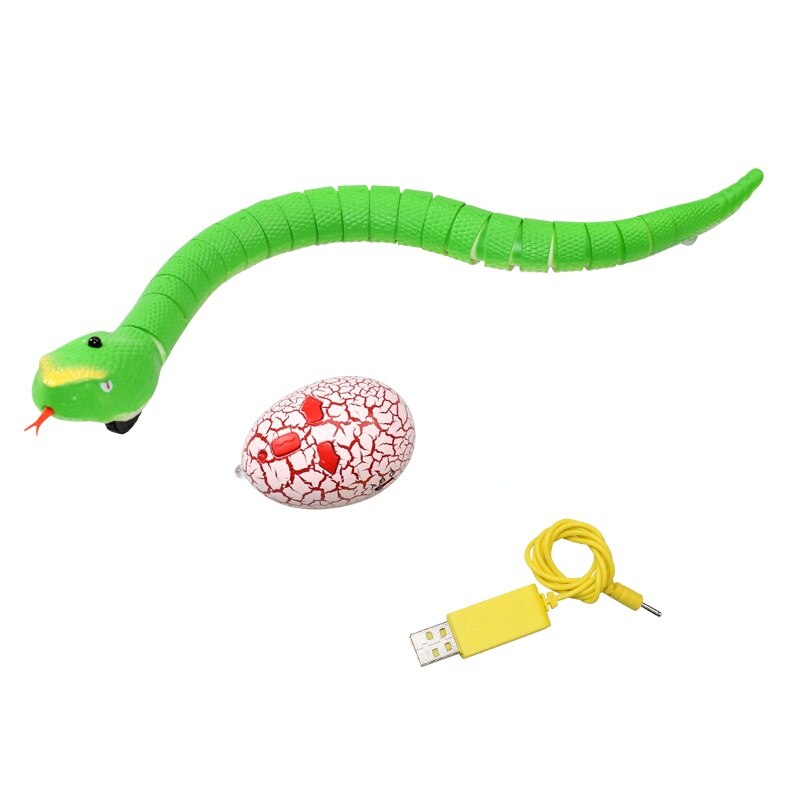 Electric Remote Control Rattlesnake Toy with Infrared Egg and Funny Mischief for Kids Toyland EU