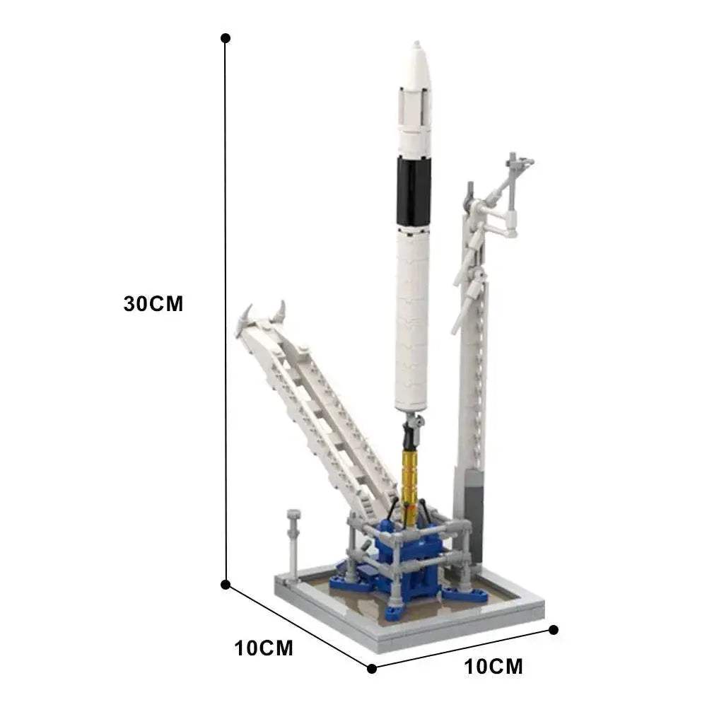 Moc Saturn V Scale Rocket Building Blocks Educational Gift - ToylandEU