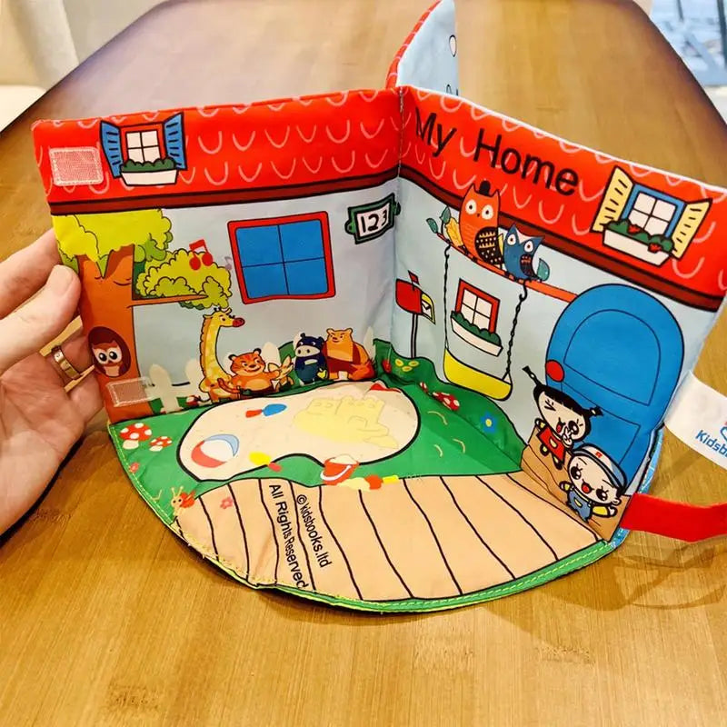 Interactive Soft Crinkle Sensory Book for Kids - Perfect for Travel & Learning