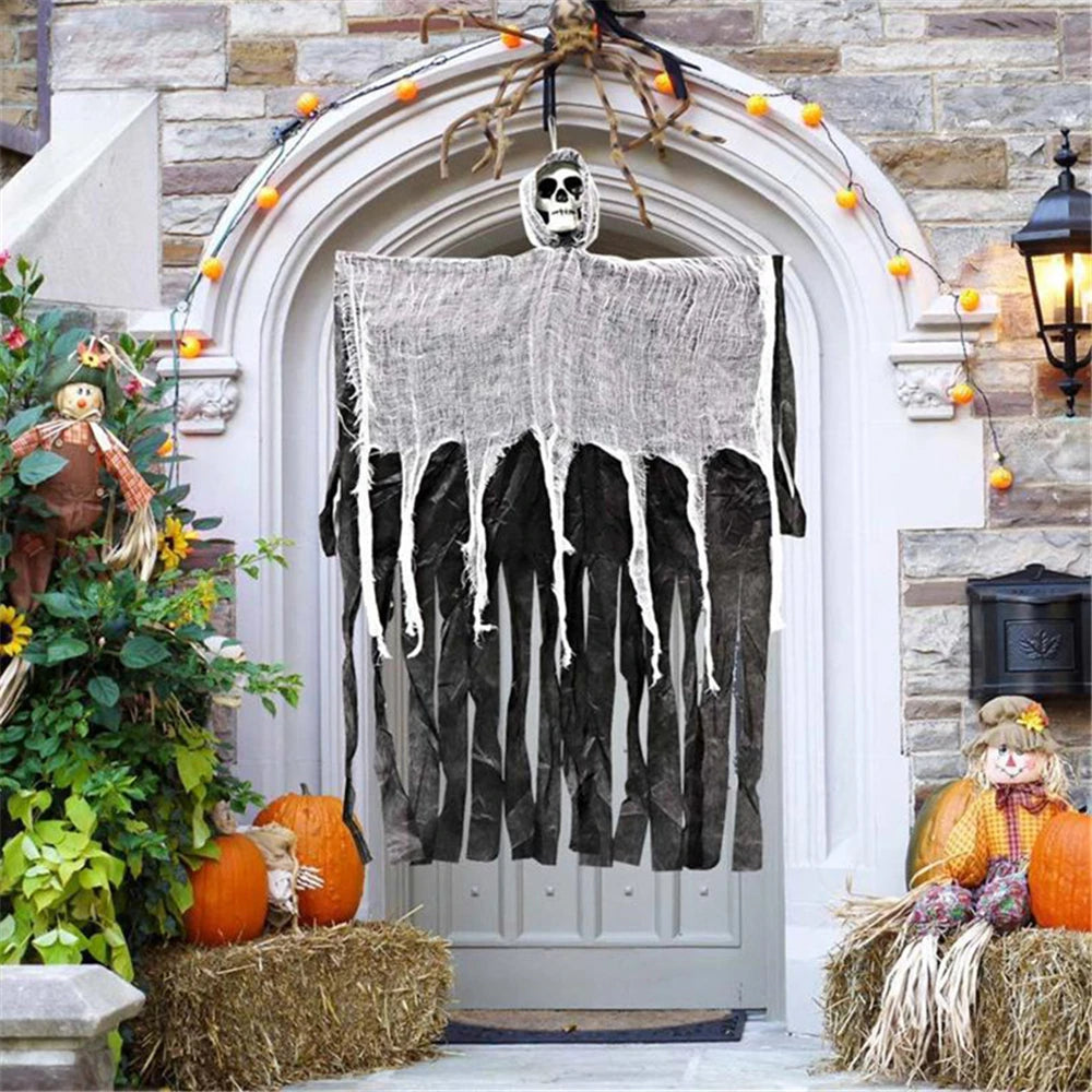 Hanging Skeleton | Realistic Pose | Weather Resistant | Yard Porch Decor