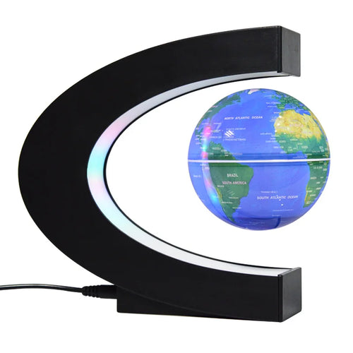 3 Inch Magnetic Levitation Globe with C Shaped Night Light ToylandEU.com Toyland EU