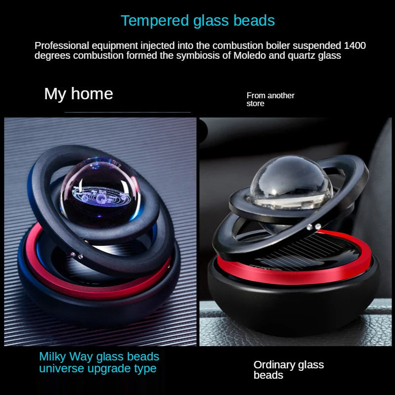 Sun-Powered Magnetic Levitation Car Freshener with Rotating Fragrance - ToylandEU