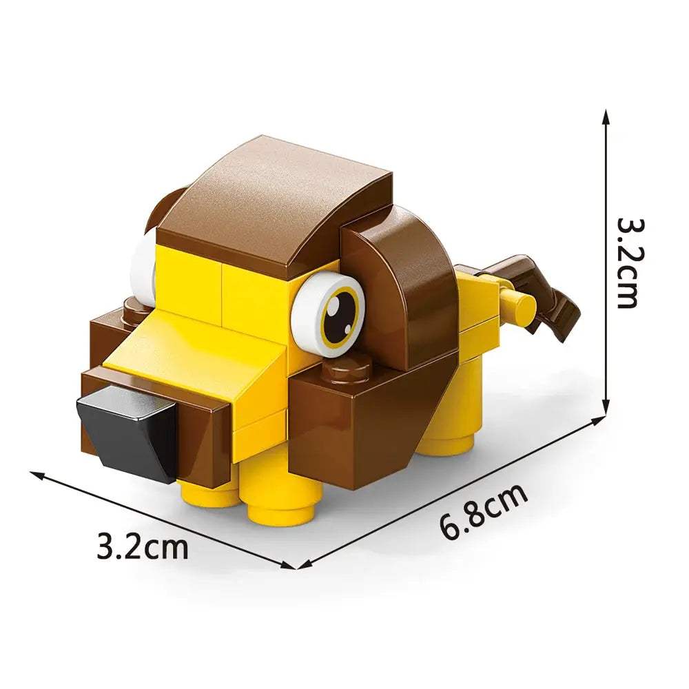 Insect World Animals Scorpion Mantis Ants Spider Birds Marine Animal Building Blocks Toys Desktop Ornaments Bricks Kids Gift - ToylandEU