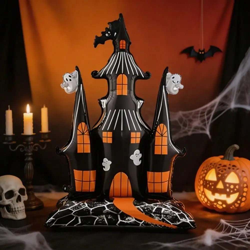 Castle Foil Balloon | 59 Inch Height | Halloween Design | Party Decor