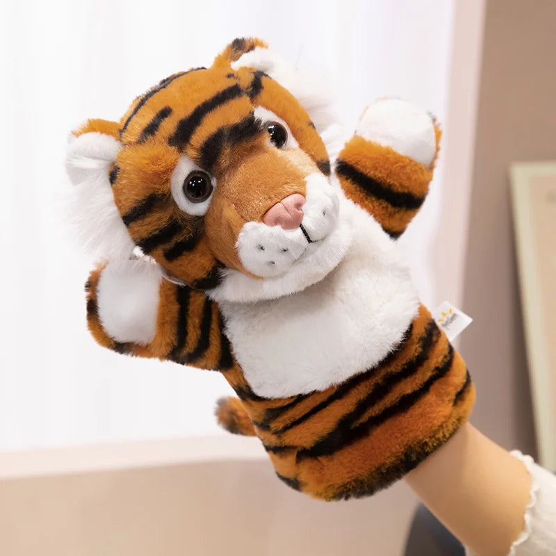 Plush Hand Puppet | Soft Cozy Fabric | 14 Animal Designs | Ages 14 Plus