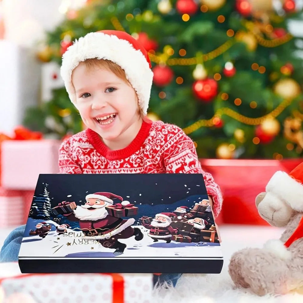 Advent Calendar | 24 Grid DIY Fillable Drawers | Eco Friendly Cardboard | Surprise Gift Countdown