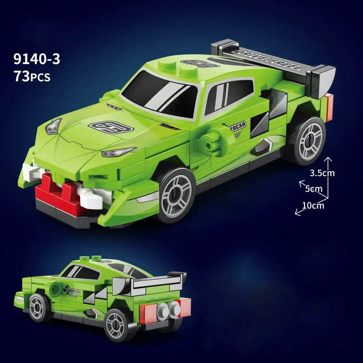 MOC Racing Car Lego Compatible Building Blocks Set For Kids - ToylandEU