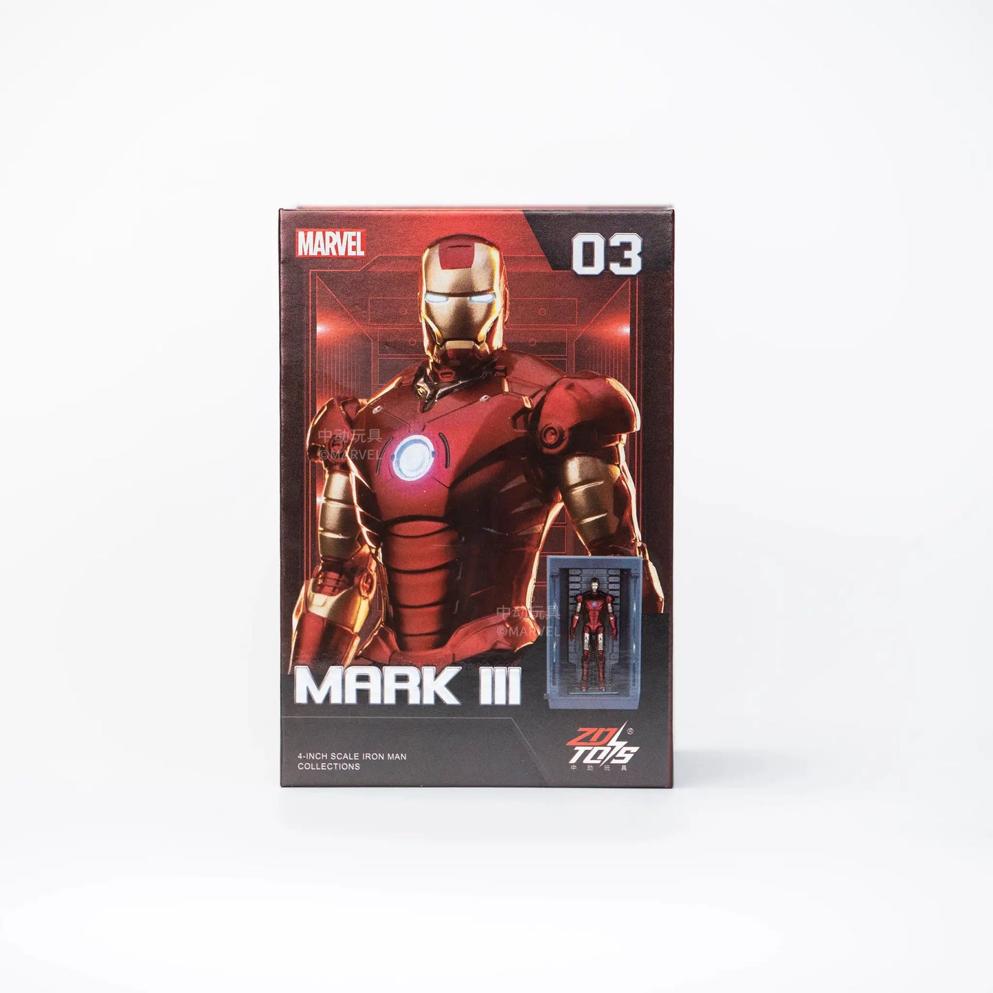 Hot Zd Toys Iron Man 4 Inches With Base Mk1 Mk2 Mk3 Mk4 Mk5 Mk6 Mk7 Action Figures Tony Stark Model Action Figure Gift - ToylandEU