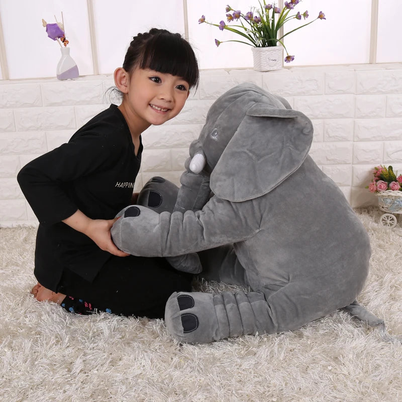 Elephant Plush Pillow for Babies Soft Sleeping Companion