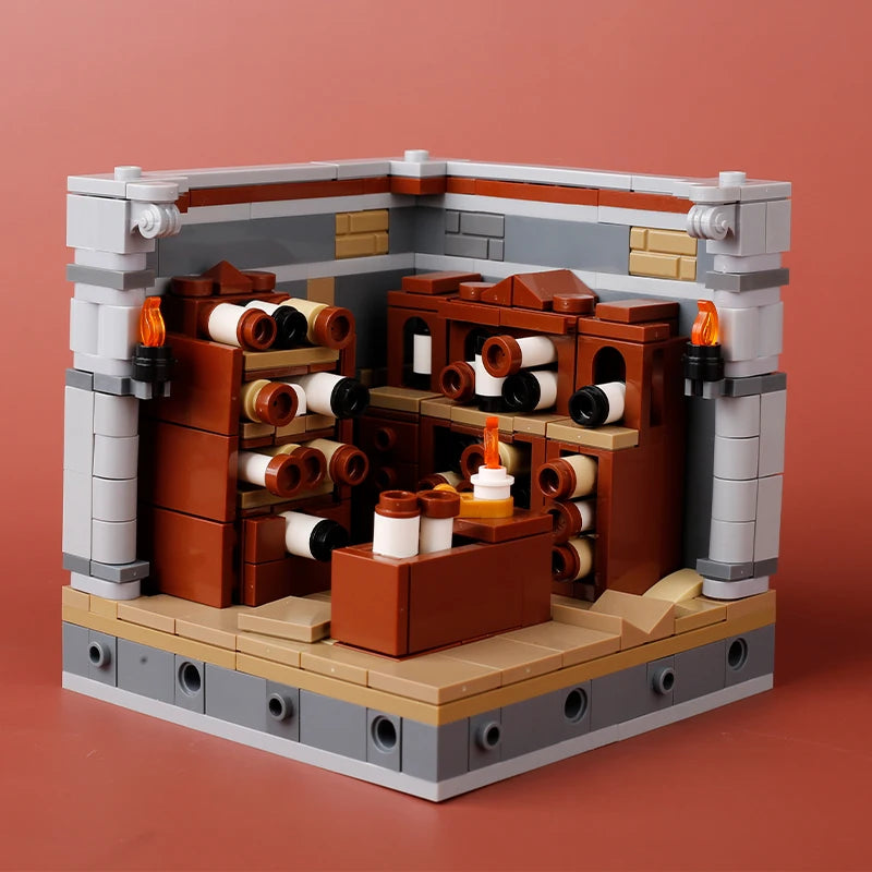 Building Blocks | Compatible With Lego | Medieval Furniture Set | For Kids