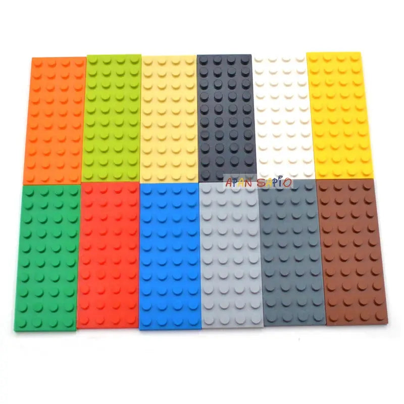 50pcs 4x10 Dots DIY Building Blocks Thin Figures Bricks Educational Creative Toys for Children Size Compatible With 3030 - ToylandEU