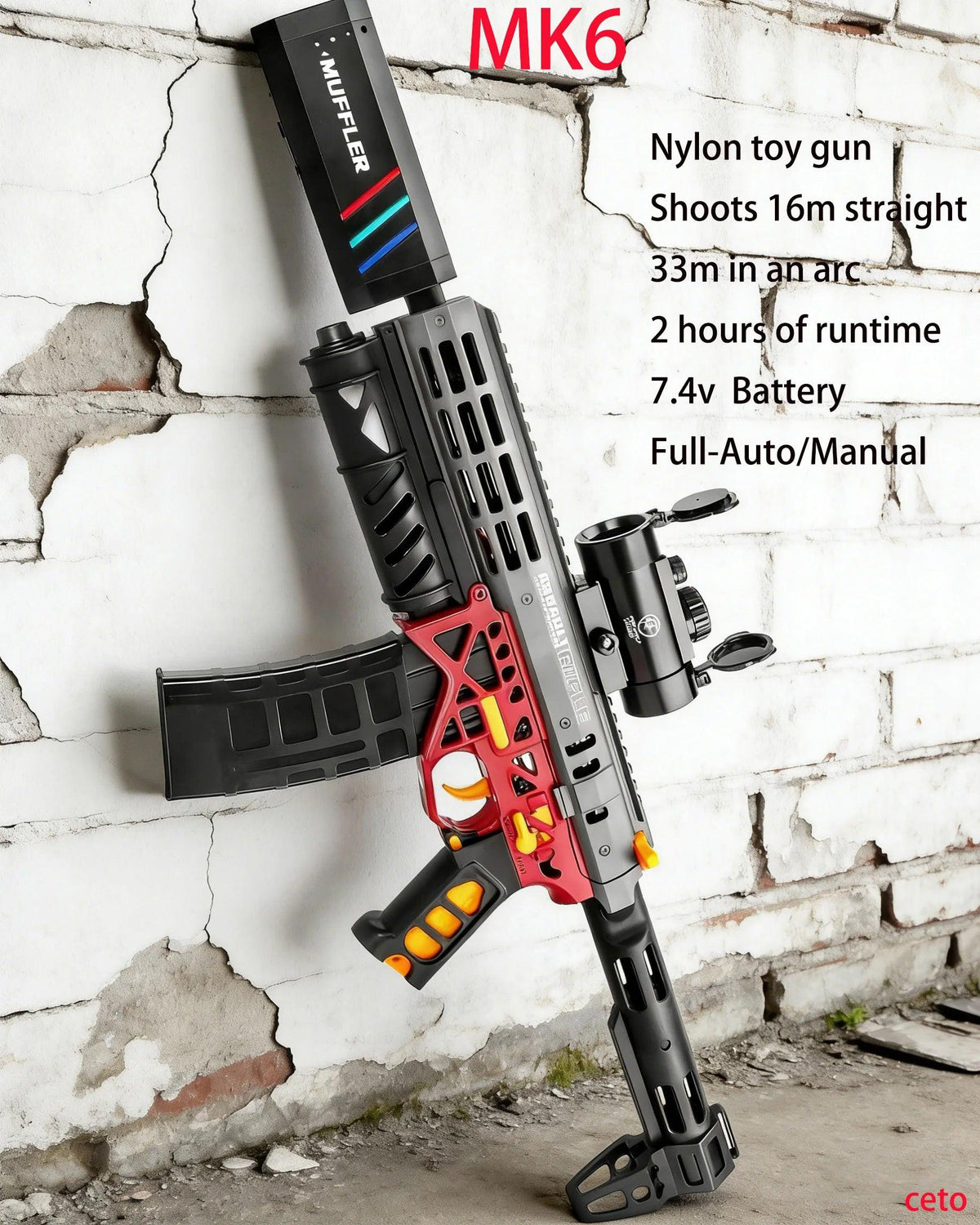 Gel Ball Blaster | Full Auto Electric | Toylandeu™