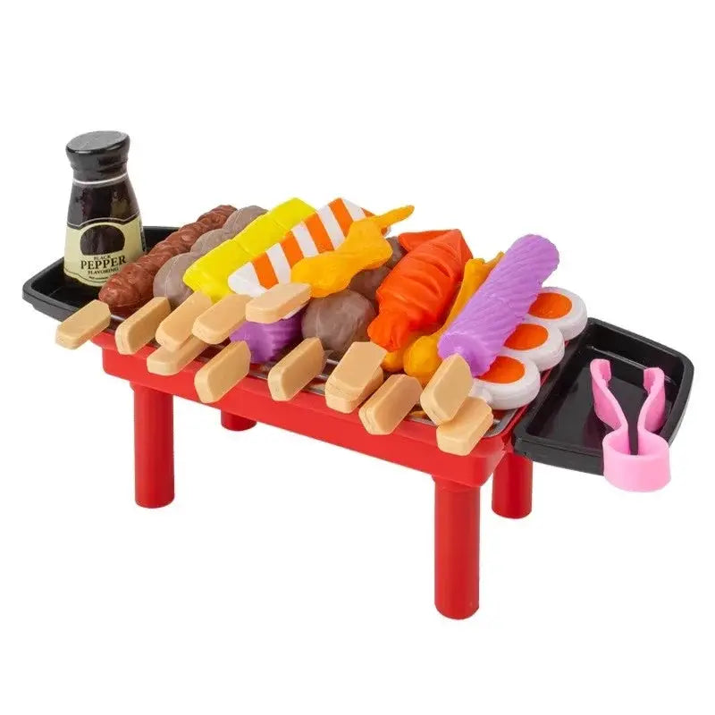 Complete simulate Play Kitchen Set for Kids Simulation Food Cookware BBQ Educational Role Play Toys Fun Gifts for Girls - ToylandEU