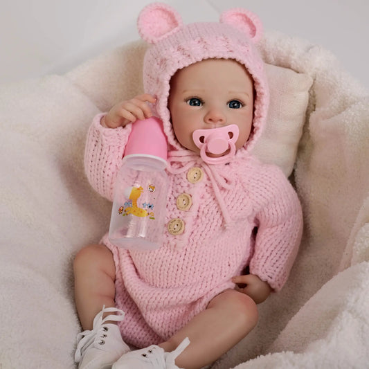 Reborn Baby Doll 19 Inch Soft Body With Visible Veins - ToylandEU
