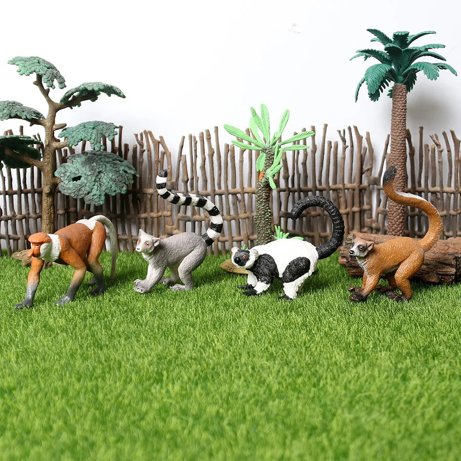 Wild Animal Simulation Action Figures Collection Toy for Kids - ToylandEU