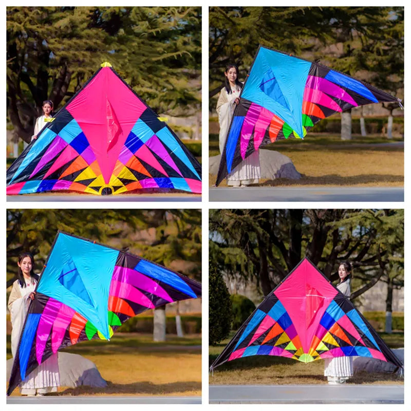 Large Nylon Ripstop Kites with Free Shipping for Adults - Random Colors - ToylandEU