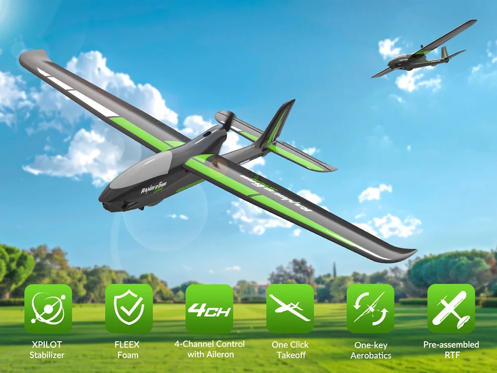 RC Volantex RC 76102SR Ranger 600 EPP 2.4GHz 4CH RC Glider with 6-Axis Gyro and XPilot Stabilization - Ready to Fly (RTF)