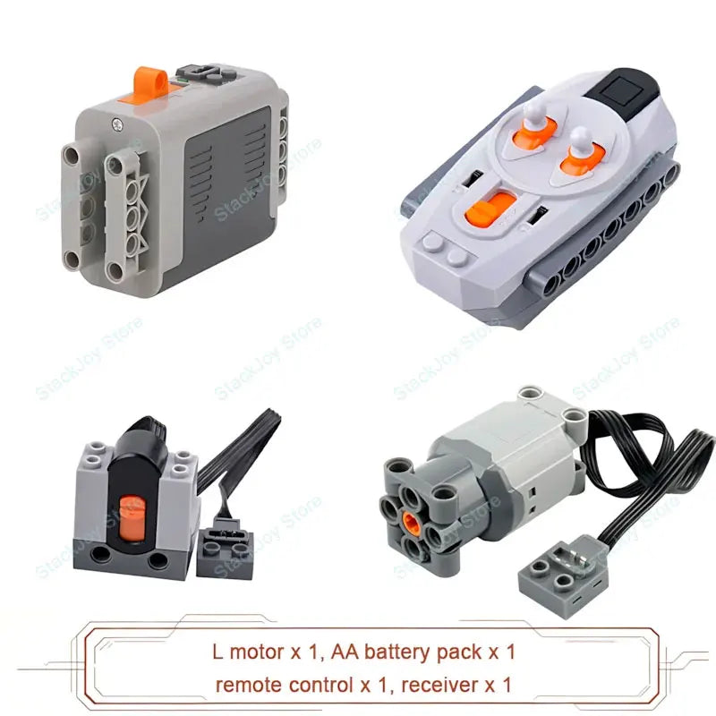 IR Motor Battery Box | Power Functions Compatible | Lego Model Bricks
