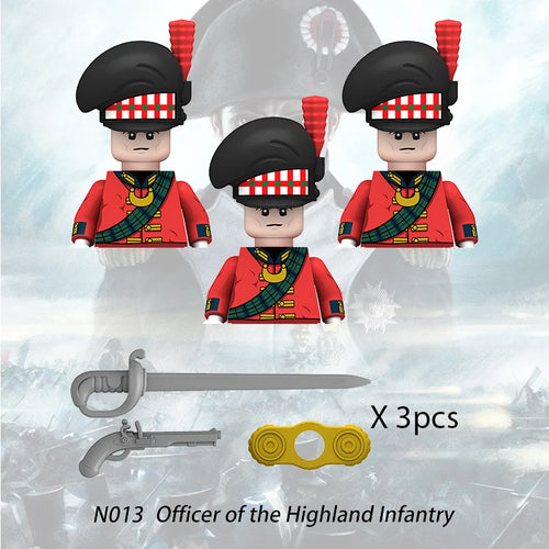 Medieval Prussian Military Figure Building Block Set (3 pcs) ToylandEU.com Toyland EU