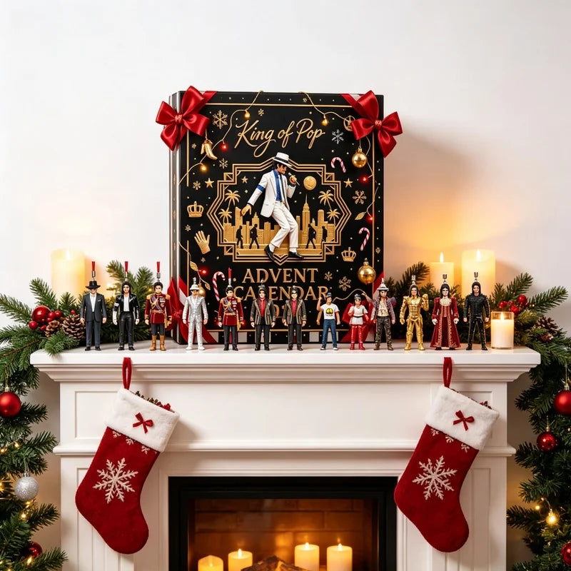Christmas Advent Calendar | 24 Day Pop Figures | Plastic Toy Set | Holiday Music Fans