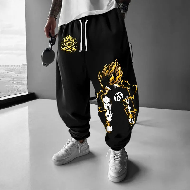 Dragon Ball Jogger Pants | Unisex Polyester Cosplay | Majin Buu | Sizes S-XL