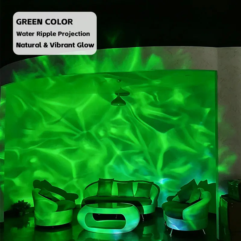 LED Water Ripple Projector | Waterproof Build | Aluminum Housing | Garden Patio