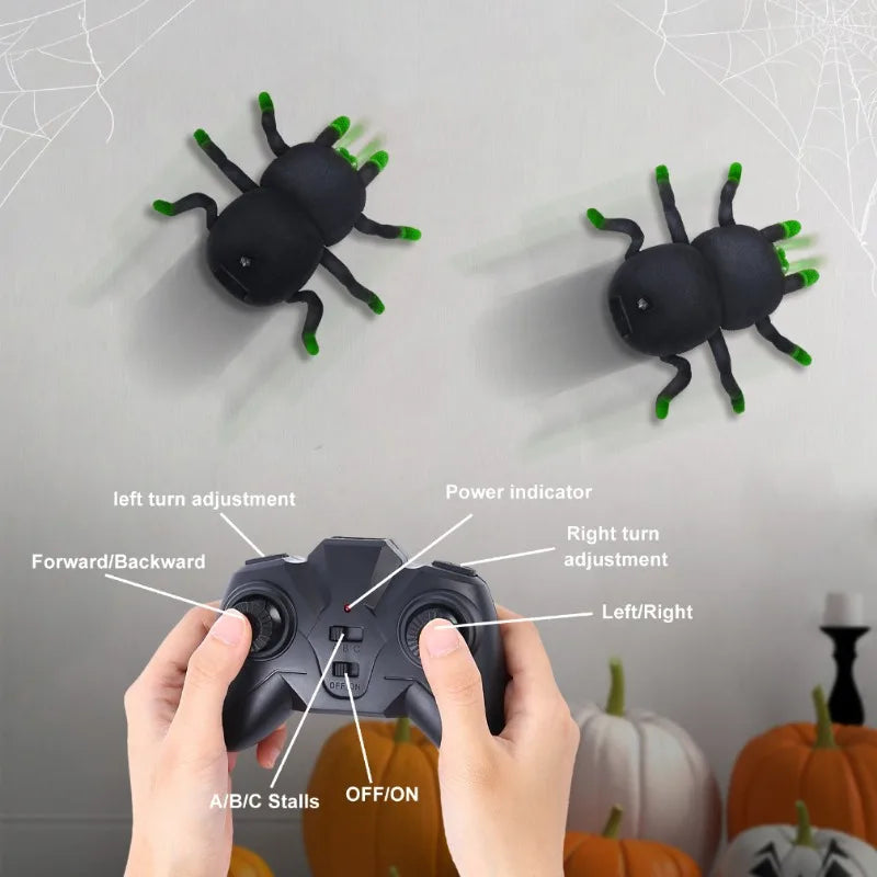 Spider Wall Climbing Remote Control Stunt Car with Prank Simulation - ToylandEU