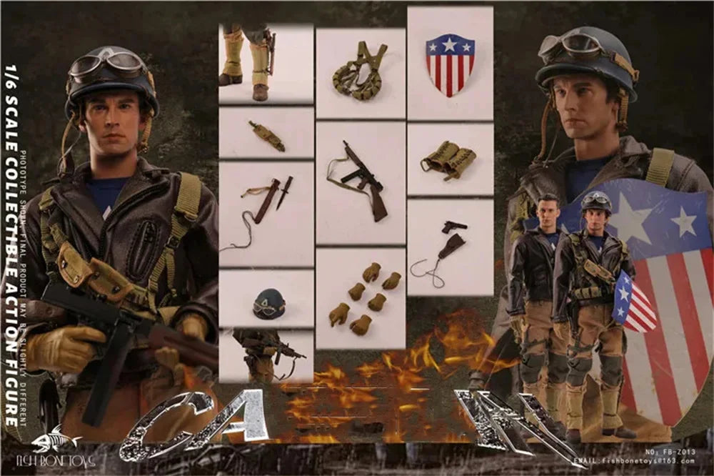 Action Figure Accessories | 1/6 Scale | FB-Z013 Male Warrior Full Set | 12 Inch
